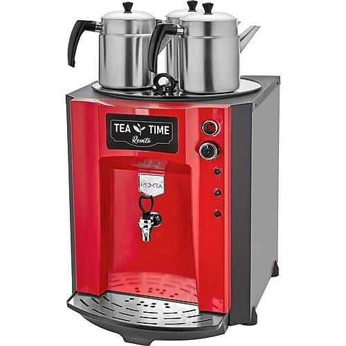 Remta DE10P 3 Demlikli Premium Jumbo 40 lt Çay Ocağı KırmızıRemtaRM.DE10P-K