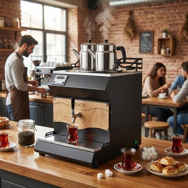 Remta DE32 2 Demlikli Master Çay Makinesi 23 ltRemtaRM.DE32