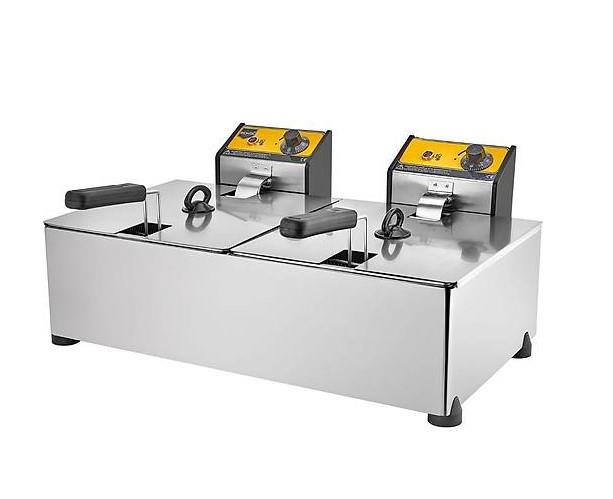Remta R 102 8+8 lt Sanayi Tipi Elektrikli Çiftli FritözRemtaRM.R102