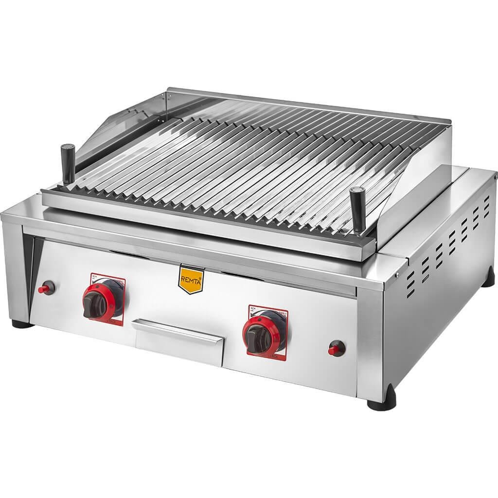 Remta R70CE(L) 70 cm Gazlı Lavtaşlı Izgara CE Belgeli 70 x 37 cmRemtaRM.R70CE(L)
