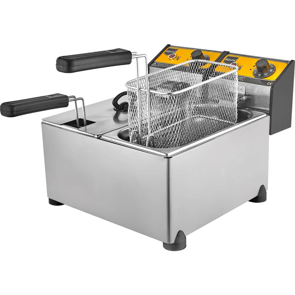 Remta R92 Çiftli Kapaklı Elektrikli 3+3 lt FritözRemtaRM.R92