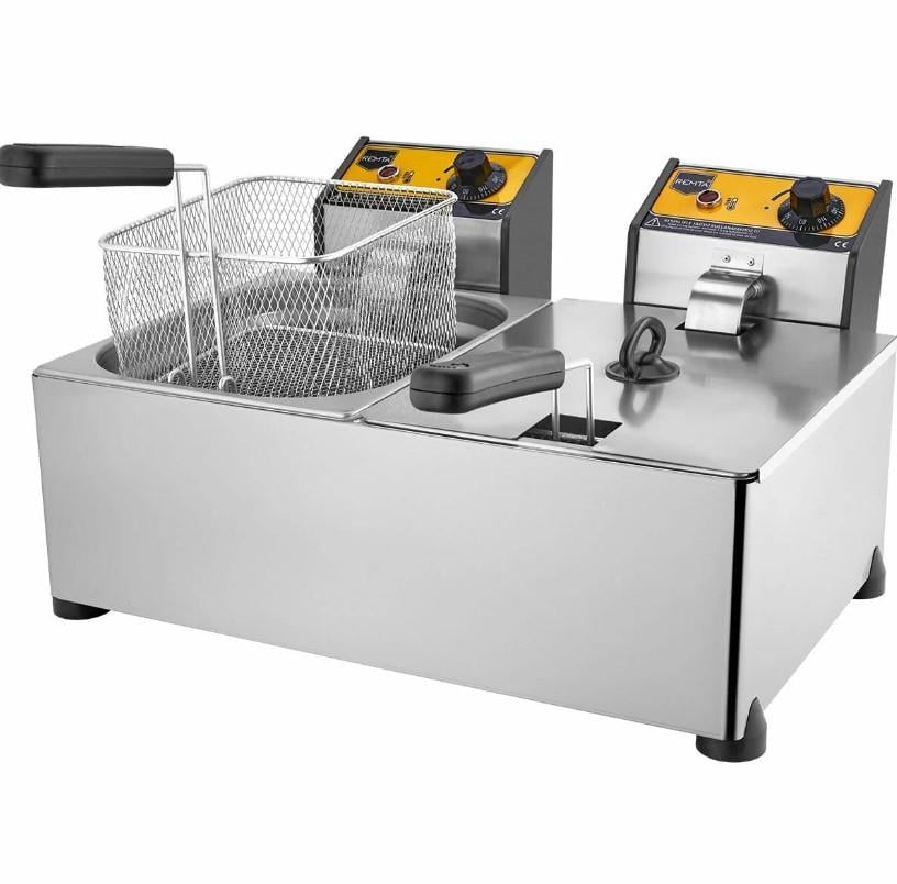 Remta R93 5+5 lt Çiftli Elektrikli Sanayi Tipi FritözRemtaRM.R93