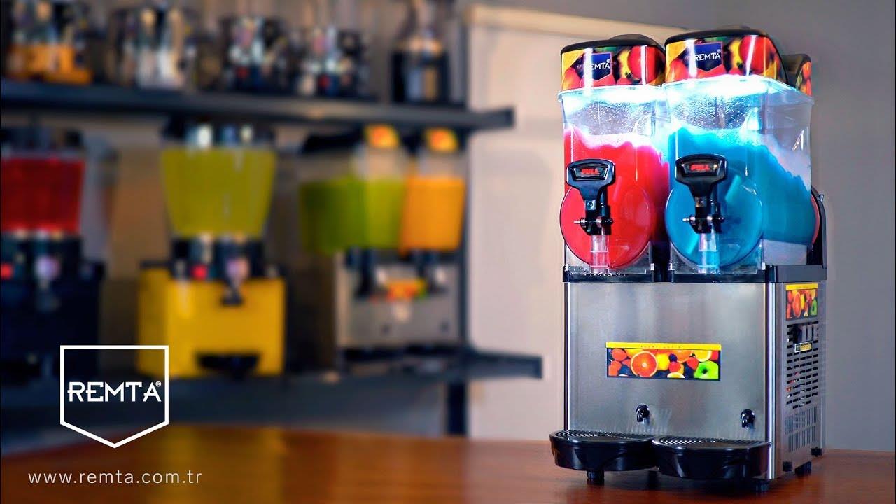 Remta ST26 İkili Slush Buzlu İçecek Makinesi 24 ltRemtaRM.ST26