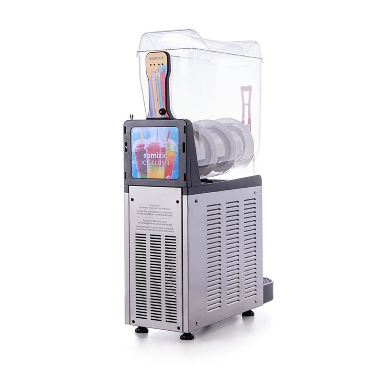 Samixir 12 L Slush Mono Allure Buzlu İçecek Dispenseri Inox-R290-50Hz