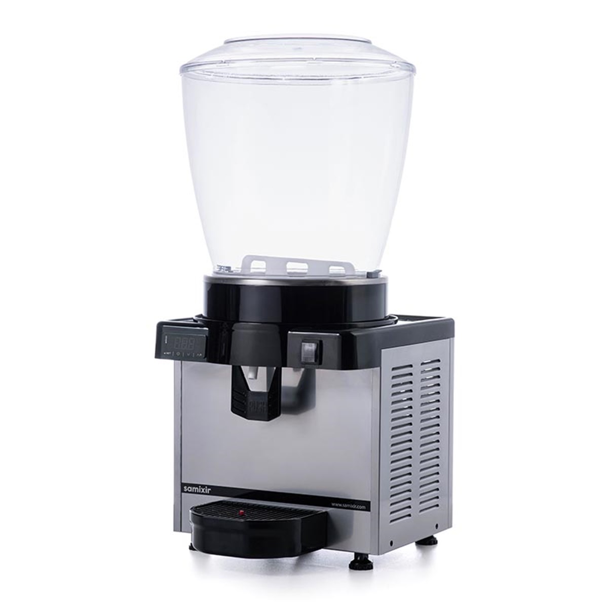 Samixir 22 L Panoramik Karıştırıcılı Soğuk İçecek Dispenseri Dijital Inox-R134A-50Hz