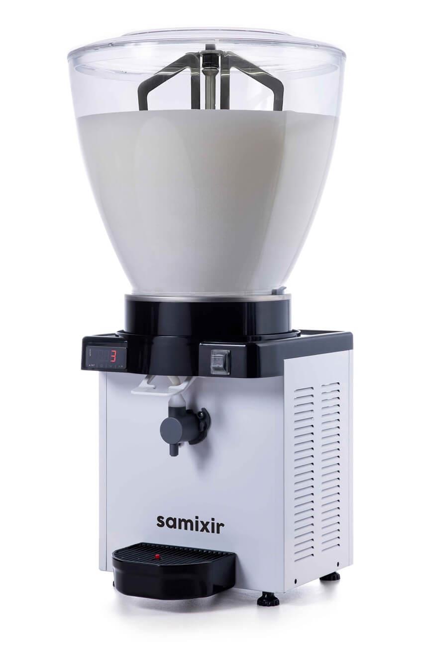 Samixir 40 L Panoramik Köpüklü Ayran Dispenseri Dijital Beyaz-R134A-50HzSamixirSMX.KAM40.DW