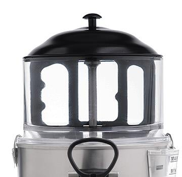 Samixir 5 L Panoramik Karıştırıcılı Sıcak Çikolata Ve Salep Dispenser SiyahSamixirSMX.SC05.B