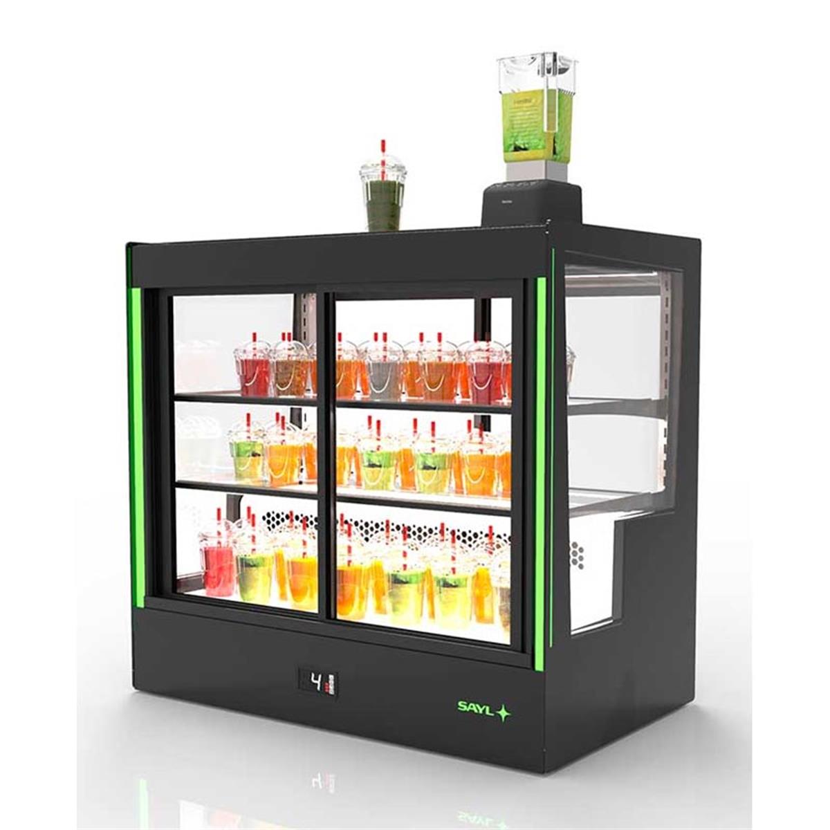 Sayl Rekta CPAK-RAA Soğuk Teşhir Dolabı, Ön ve Arka ErişimSaylATI.CPAK-RAA