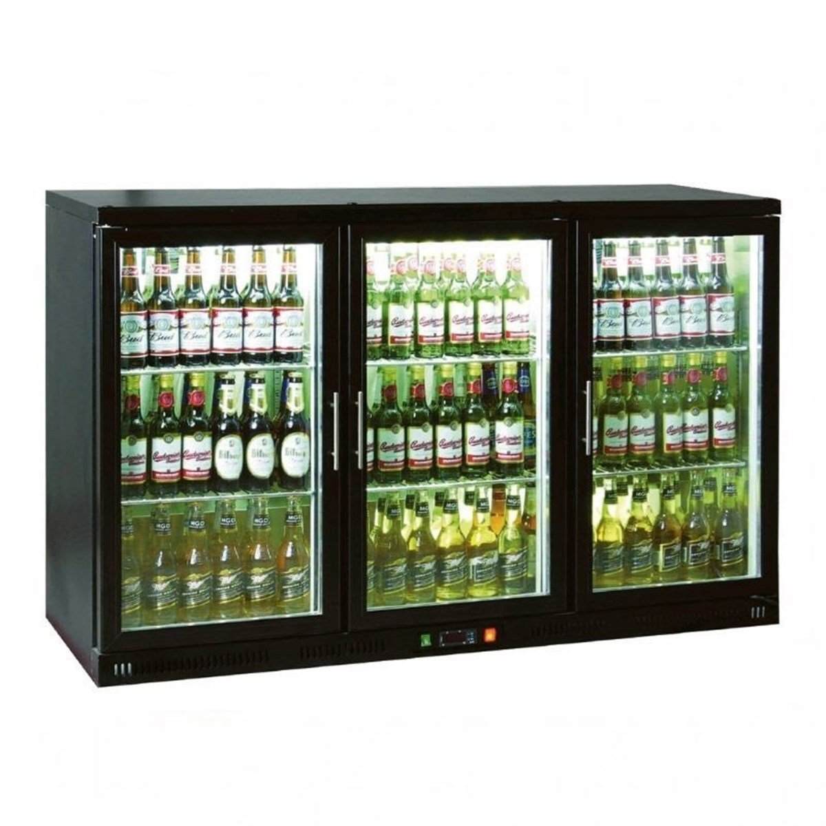 Senox BBC-350 Üç Kapılı Bar Altı Şişe Soğutucu (Boyalı)