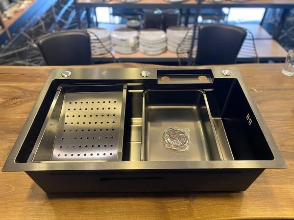 Teknolojik Akıllı Eviye Seti Paslanmaz Taban Batarya Ve Aksesuarlar DahilGastYBY0002