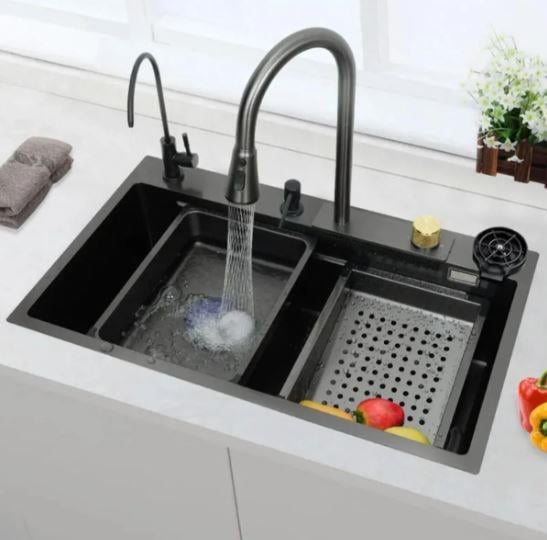 Teknolojik Akıllı Eviye Seti Paslanmaz Taban Batarya Ve Aksesuarlar DahilGastYBY0002