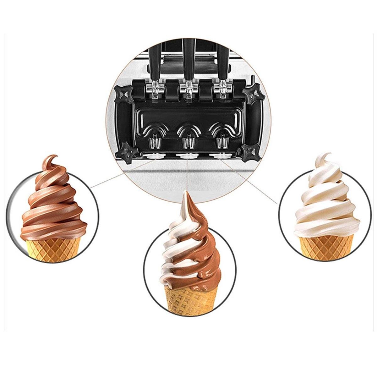 Triomaxx Elektra 3 Musluklu Soft Dondurma & Frozen ve Yoğurt Makinası