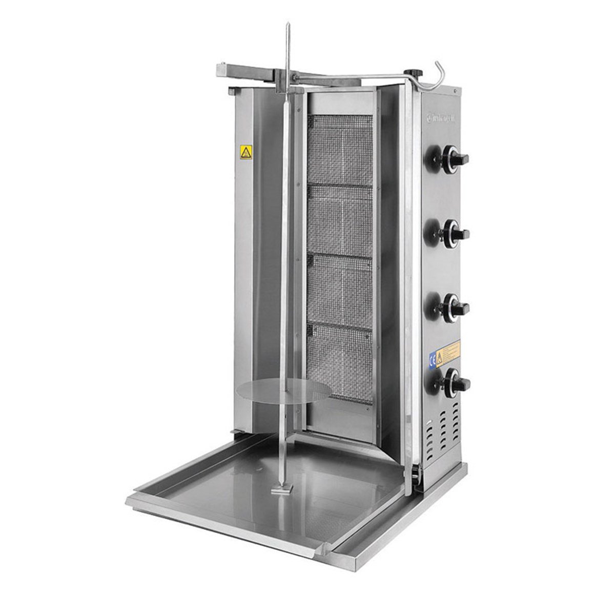 Turhan Çelik TC.DNG200 4'lü Döner Ocağı Gas 500x950x550