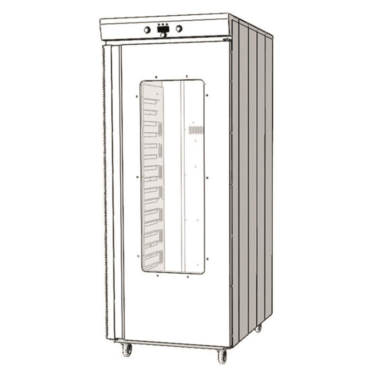 Venarro Impasto DEF - MK1 Mayalandırma Kabini Raflı Tek KapılıVenarroVNR.DEF - MK1