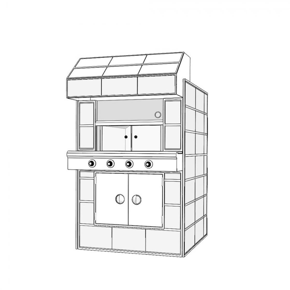 Venarro Radagast DYF - FT Fırın Önü Tezgahı (Mermersiz)VenarroVNR.DYF - FT