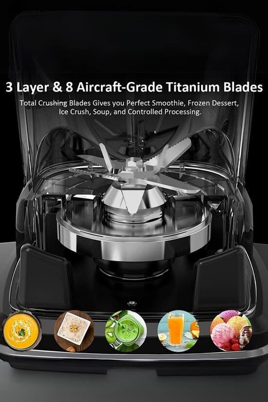 VOSCO CS-360C Dijital Bar Blender Pro XL (8 Bıçak) KırmızıVoscoVSC.CS-360C-KIRMIZI