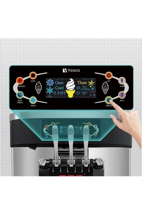 VOSCO VBT-32F Pro Soft Dondurma Makinesi (Üç Kollu)VoscoVSC.VST-32F