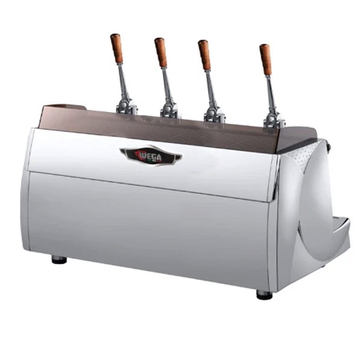 Wega VELA ALE4 Pistonlu Espresso Kahve Makinesi, 4 Grup