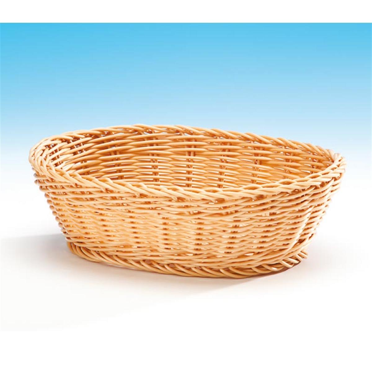 Zicco Jq 1001-B Orta Oval Plastik  Ekmek Sepeti (Açık-Koyu) 25X19Xh 8 CmZiccoAKN.JQ 1001-B-AR