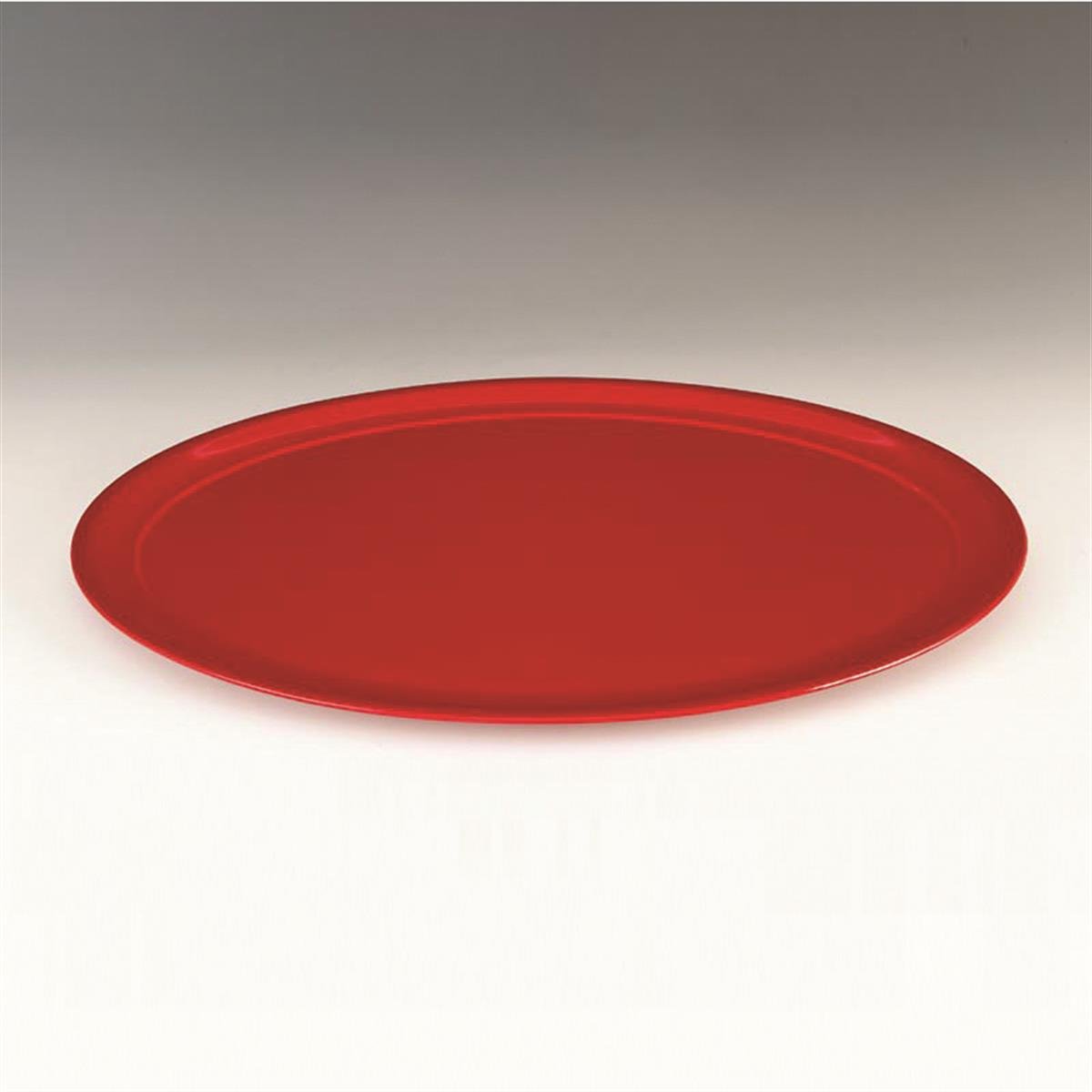 Zicco K-2003 Oval Melamin Teşhir 55,5x42x3 Cm KırmızıZiccoAKN.K-2003-KRMZ