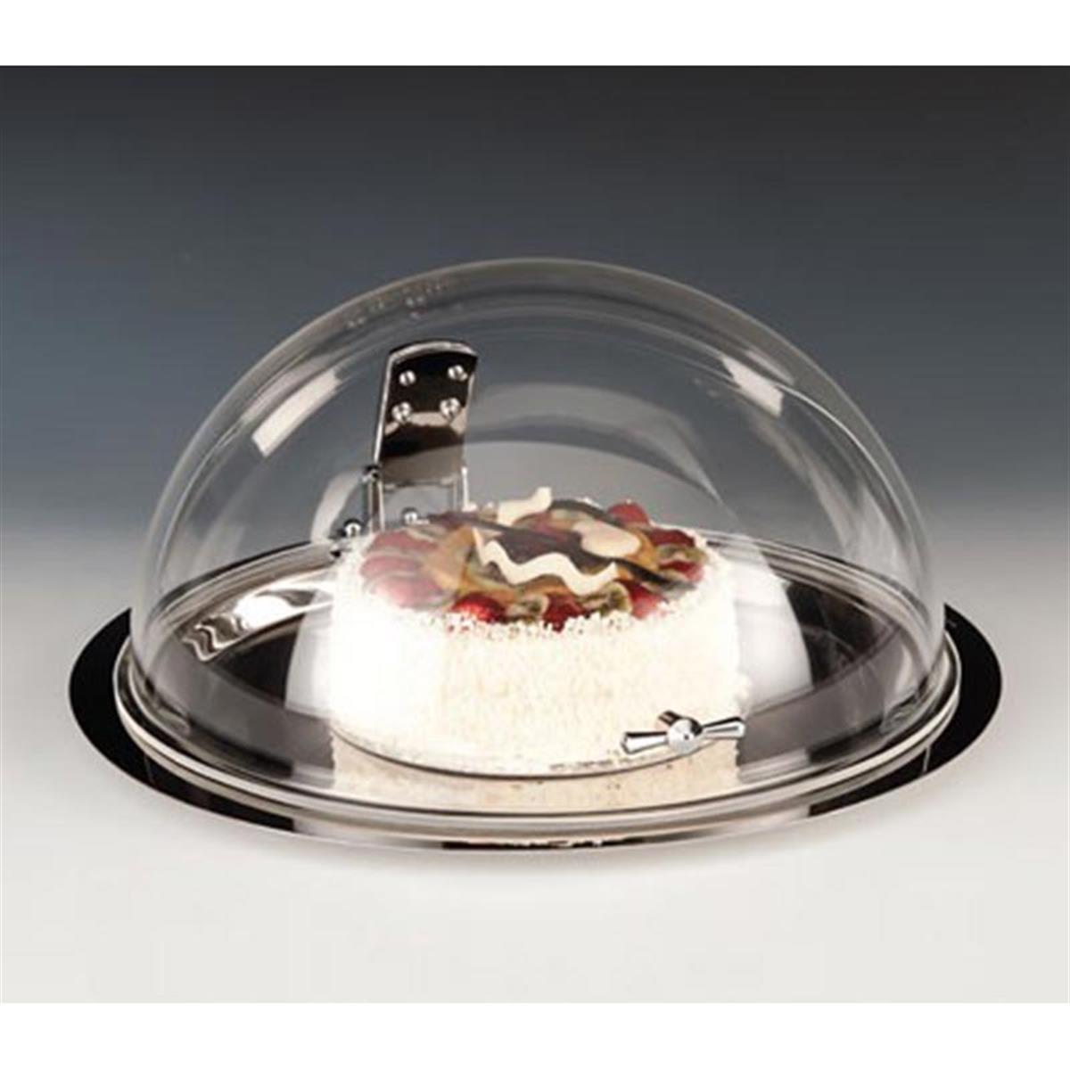 Zicco Zcp 055/K Çelik Altlı Sabit Kapaklı Küçük Fanus 42,5Xh 22 Cm ZiccoAKN.ZCP 055/K