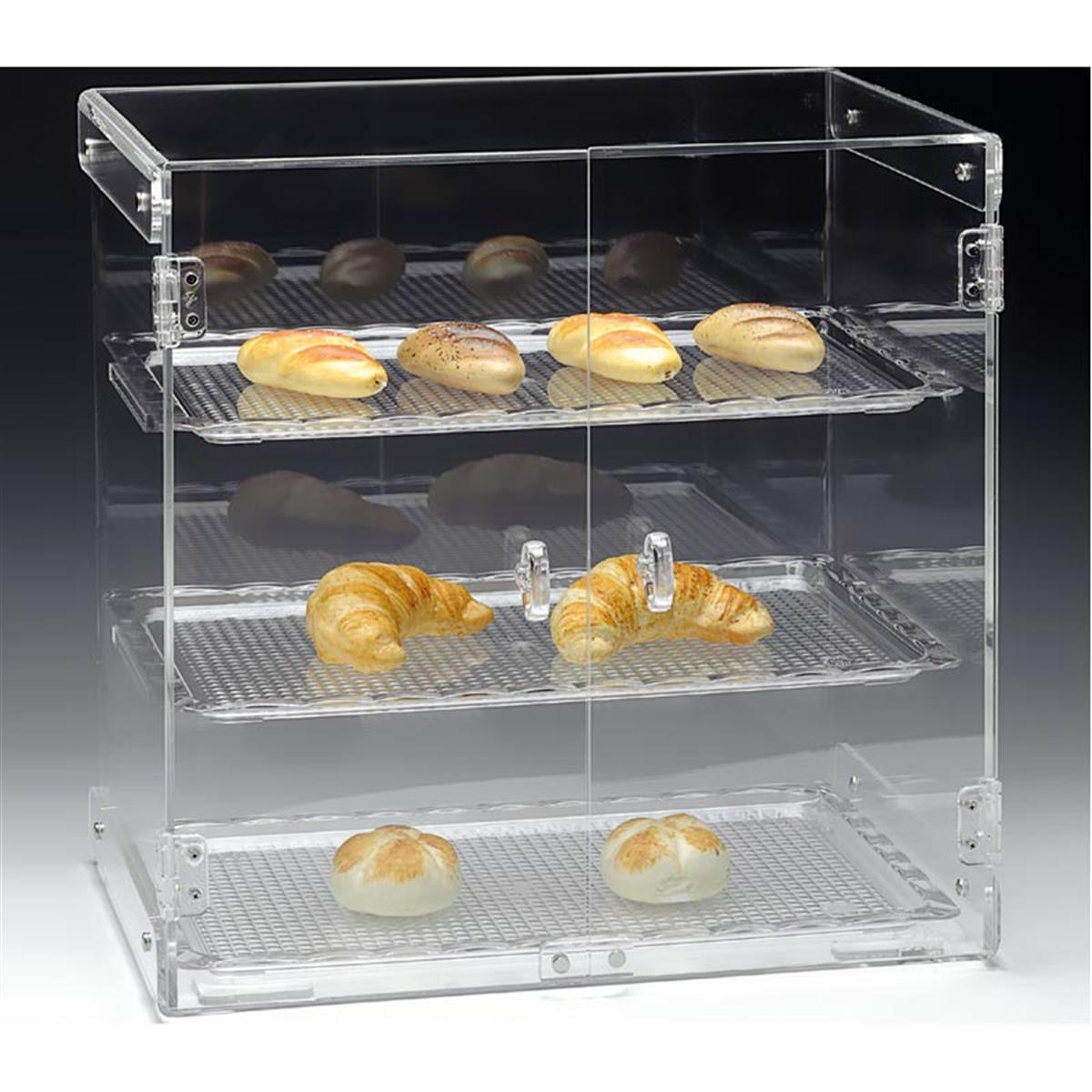 Zicco Zcp 263 3 Katlı Kapaklı,Polycarbonat Tepsili Teşhir Standı 45X31Xh46 CmZiccoAKN.ZCP 263