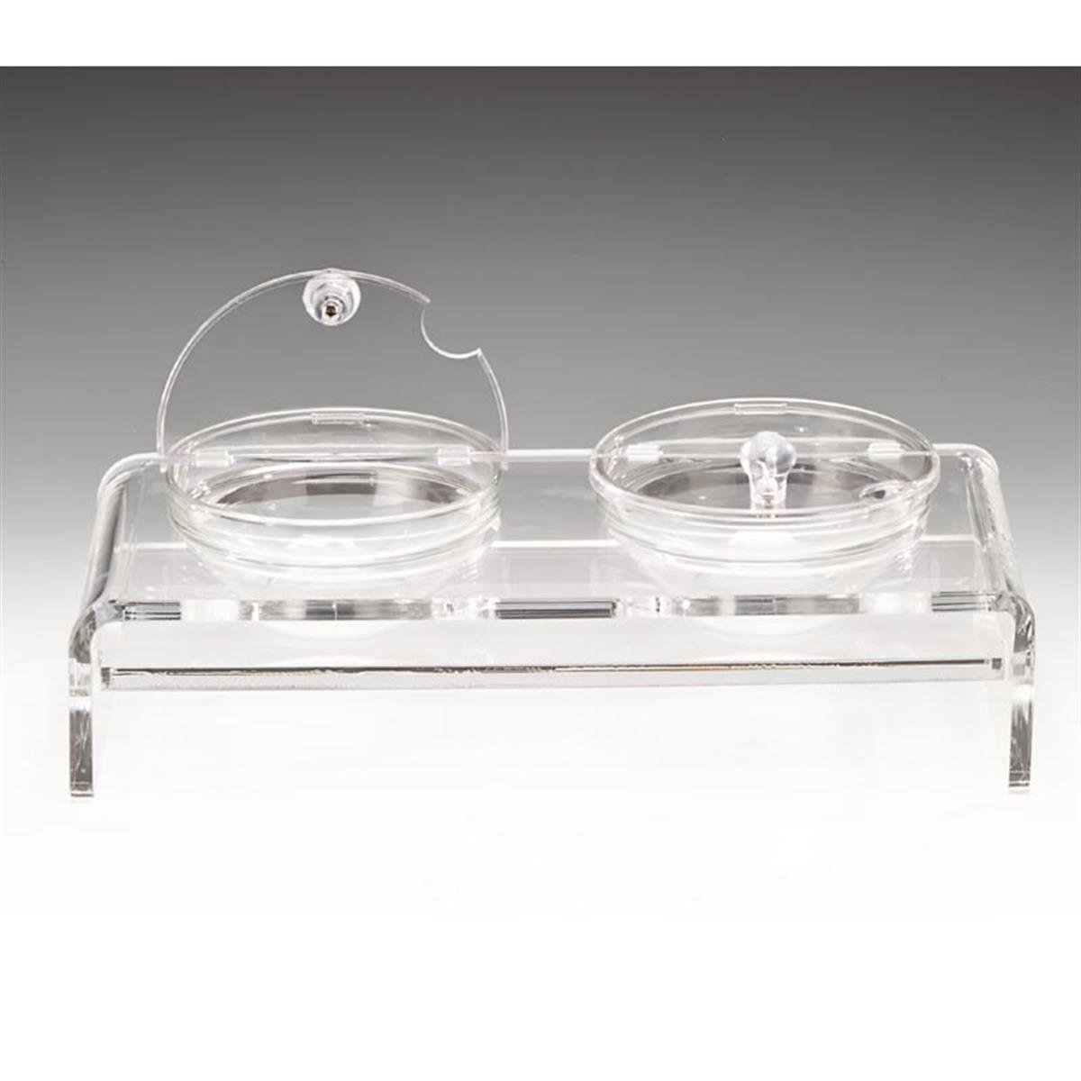 Zicco Zcp 287 2 Li Cam Kaseli,Kapaklı,Kalın Akrilik Teşhir Standı 39X19 Cm R-14 CmZiccoAKN.ZCP 287