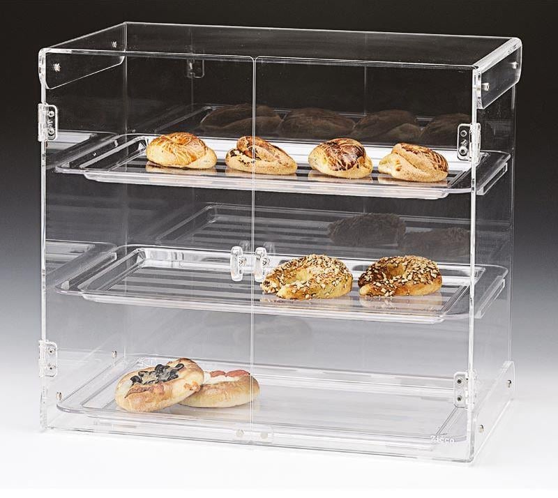 Zicco Zcp 429 3 Katlı Kapaklı, Pc Tepsili Teşhir Standı 57X38Xh 50 Cm ZiccoAKN.ZCP 429
