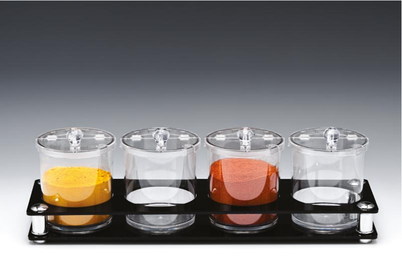 Zicco Zcp 526 Akrilik Standlı Pc Sosluk Reçellik Baharatlık/4 Lu 49*14*H 14 CmZiccoAKN.ZCP 526