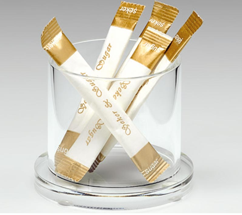 Zicco Zcp 670 Akrilik Şekerlik -Yuvarlak-Küçük  8,5Xh 7 Cm -R-7 CmZiccoAKN.ZCP 670