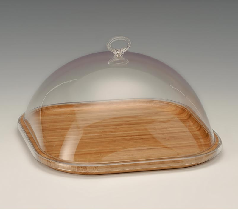 Zicco Zcp 696 Ahşap Altlı Akrilik Kapaklı Fanus 25*25 Cm 25X25Xh 14 CmZiccoAKN.ZCP 696