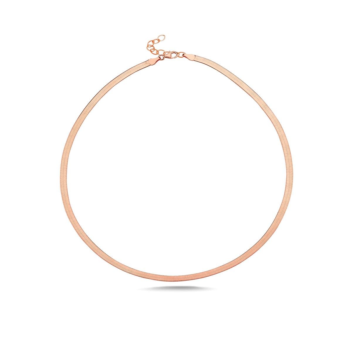  925 Ayar Gümüş Italyan Yassı Zincir Bileklik