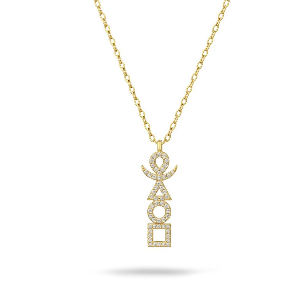 925 Ayar Gümüş 4 Element Kolye