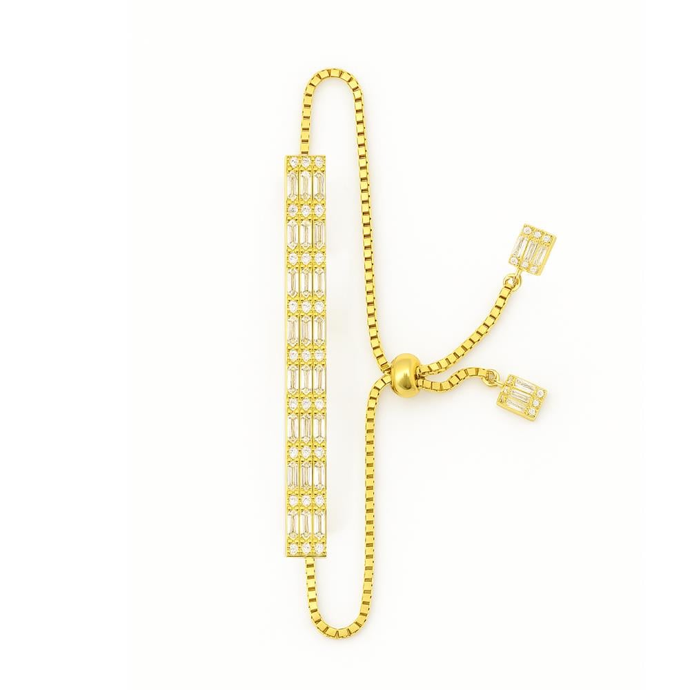 925 Ayar Gümüş Asansörlü Baget Bileklik