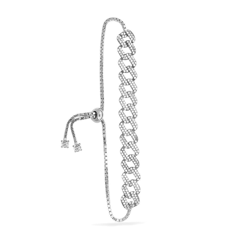 925 Ayar Gümüş Asansörlü Gurmet Zincir Bileklik