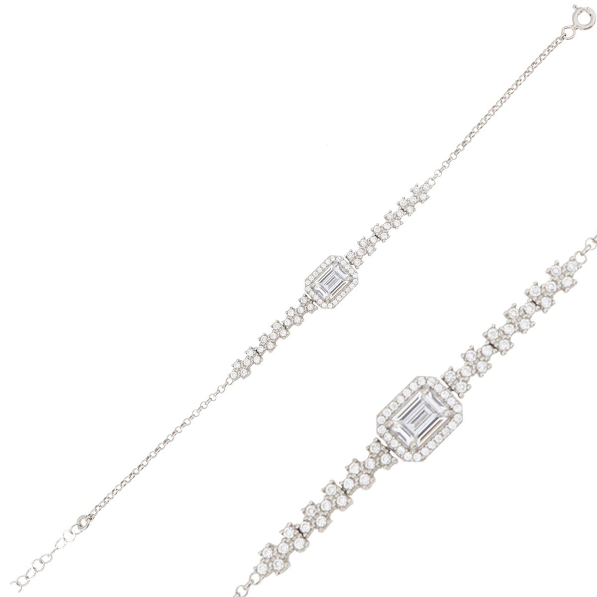 925 Ayar Gümüş Baget Bileklik