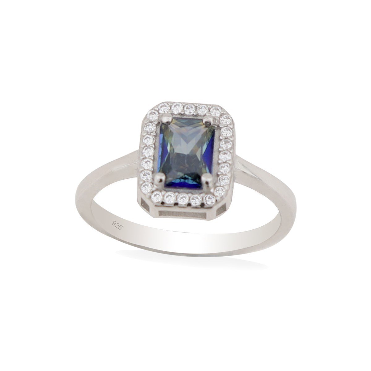 925 Ayar Gümüş Baget Takı Seti Mistik Topaz 3'lü Set