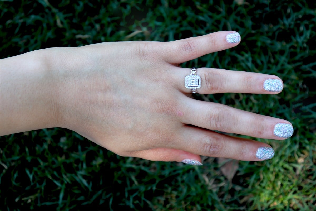 925 Ayar Gümüş Baget Takı Seti Zincir Detay