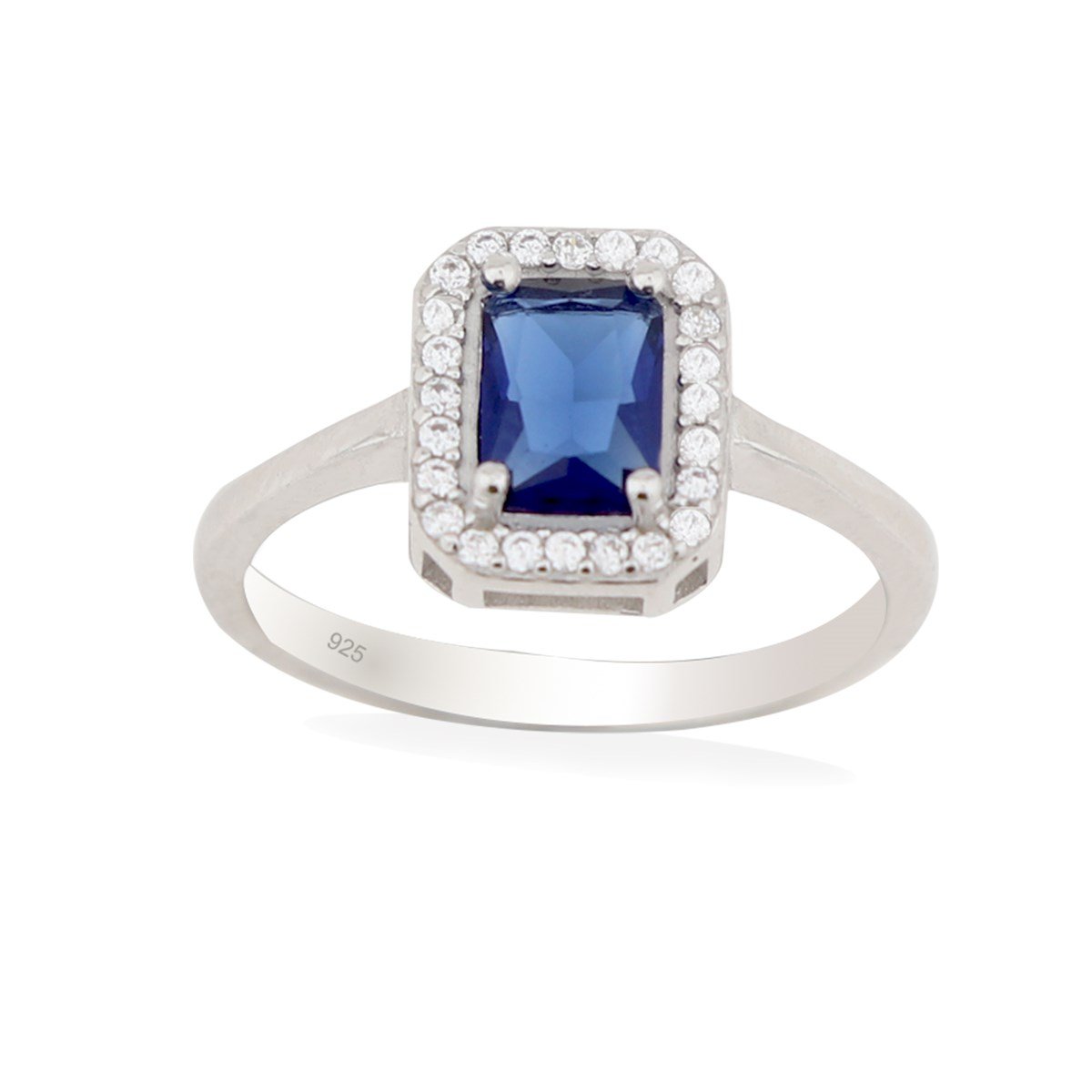 925 Ayar Gümüş Baget Takı Seti Zirkon Taş 3'lü Set