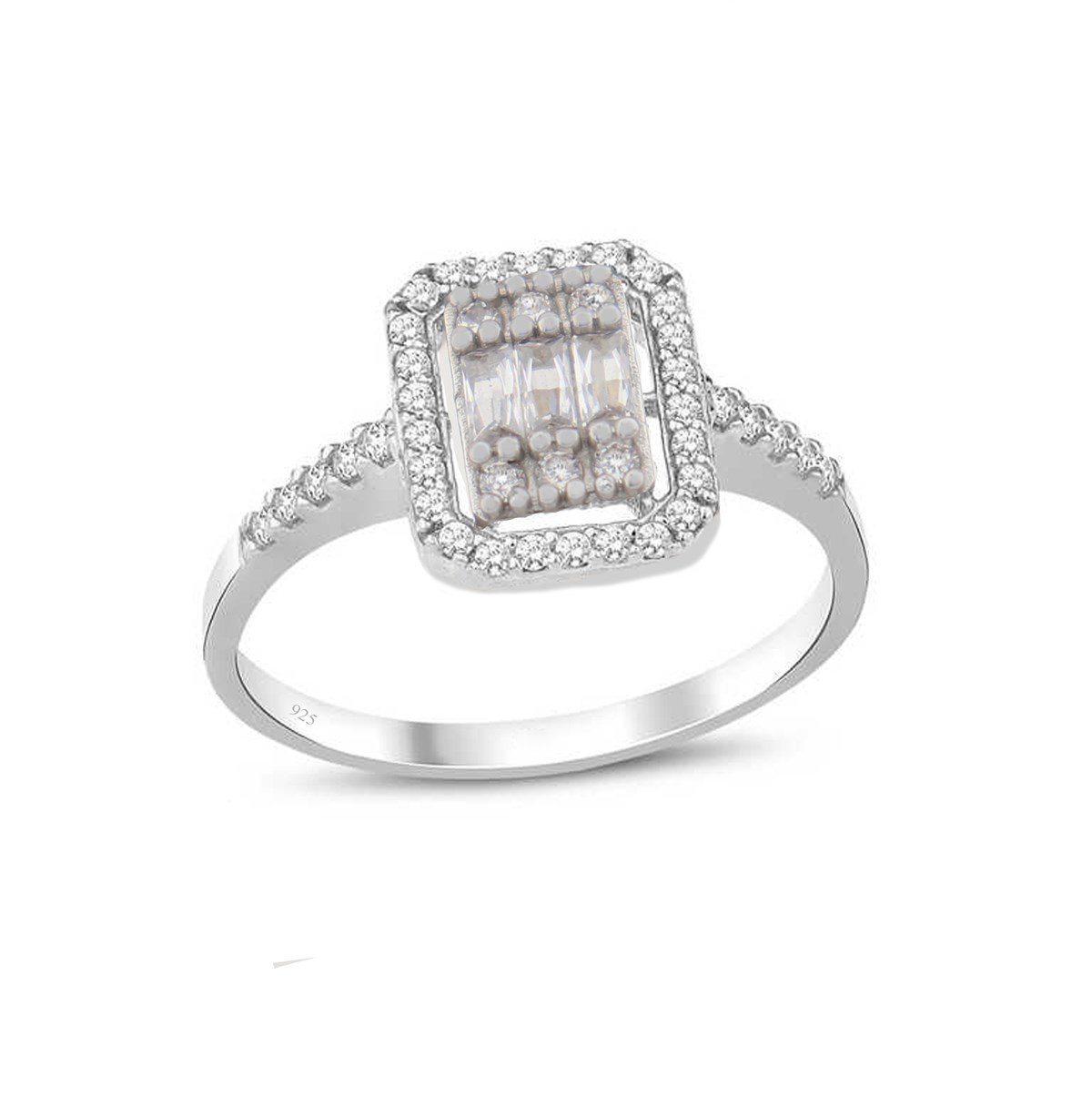 925 Ayar Gümüş Baget Zarif Set