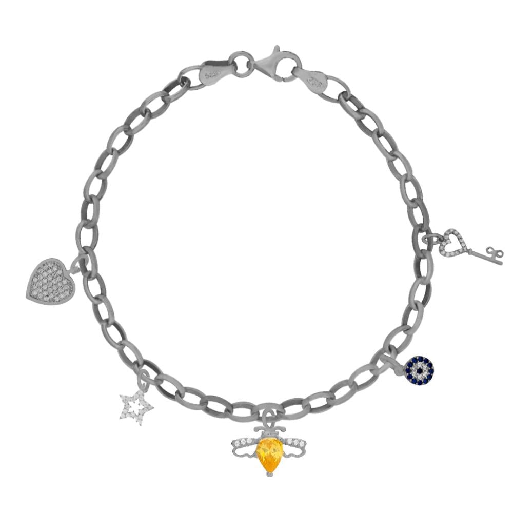 925 Ayar Gümüş Charm Bileklik