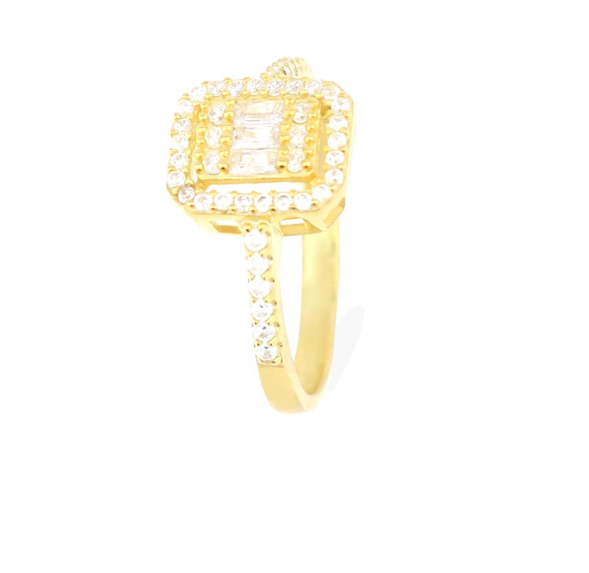 925 Ayar Gümüş Gold Baget Set