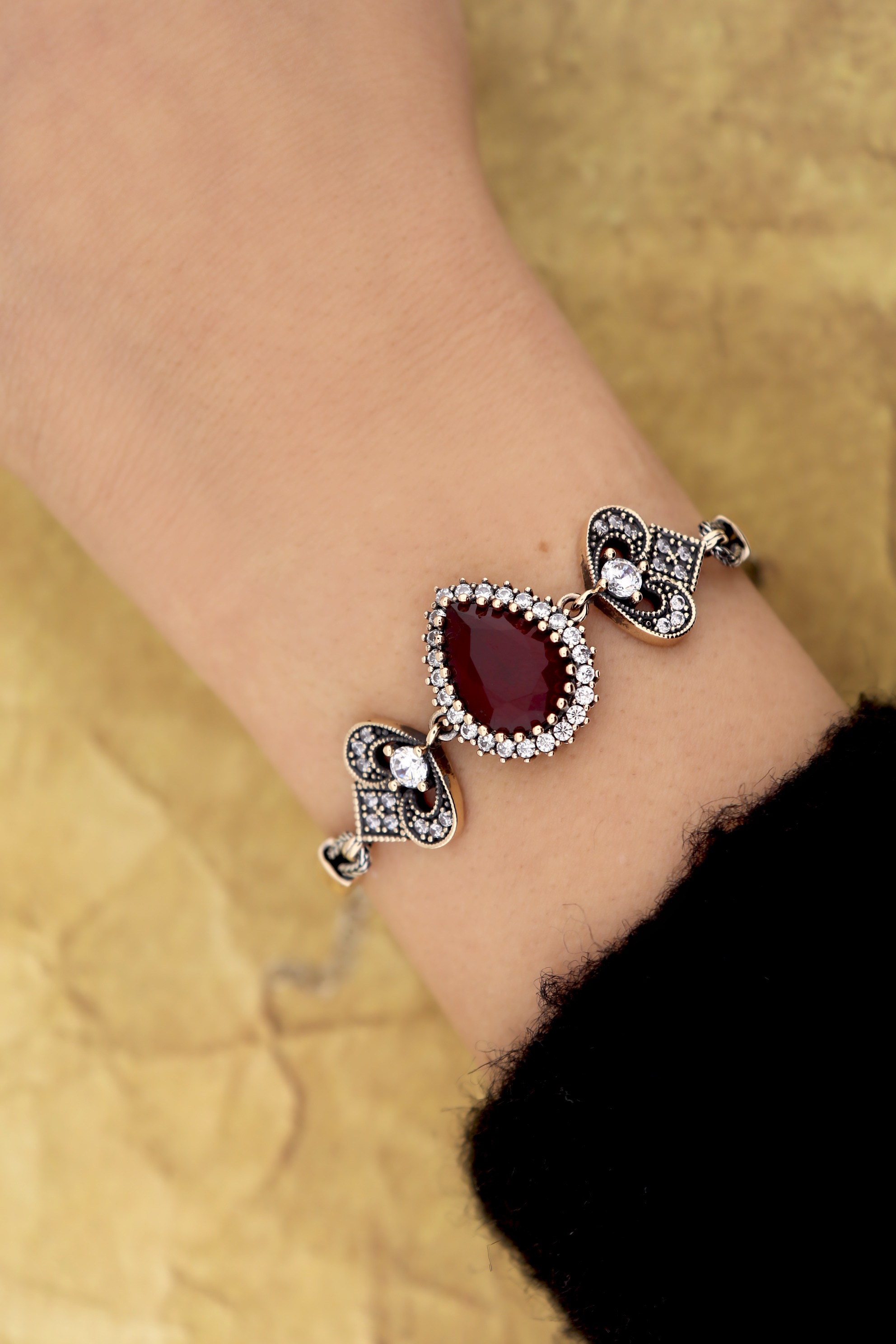 925 Ayar Gümüş Hürrem Sultan Otantik Bileklik