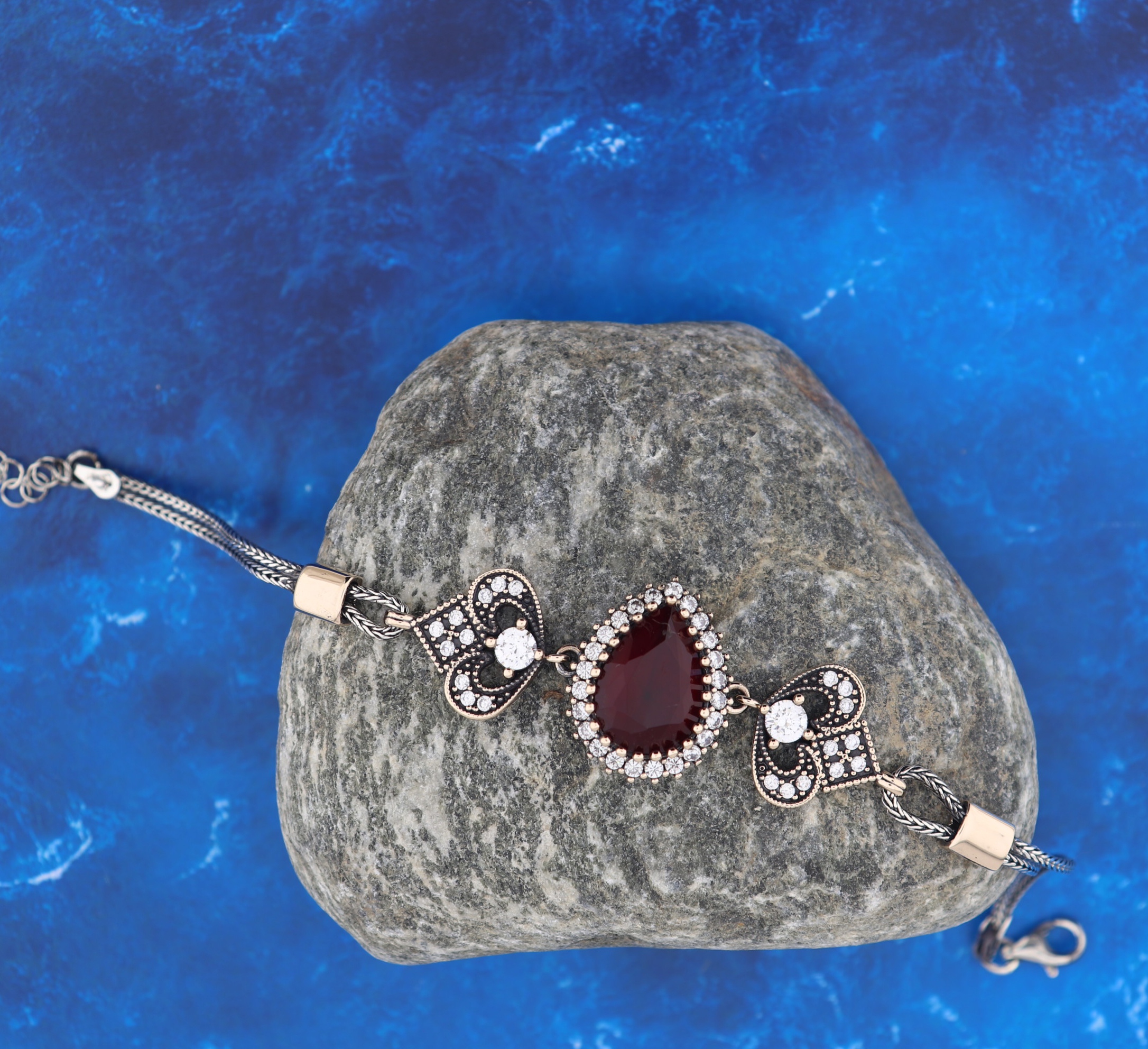 925 Ayar Gümüş Hürrem Sultan Otantik Bileklik