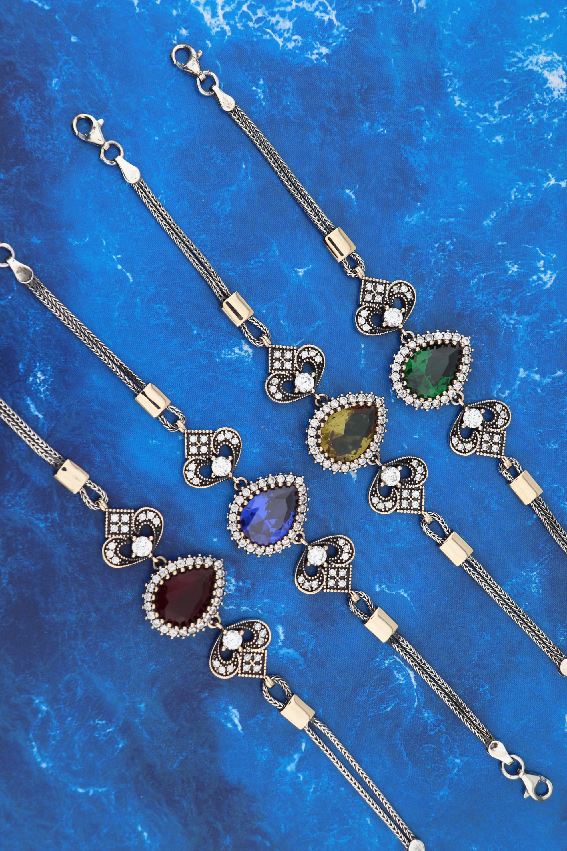 925 Ayar Gümüş Hürrem Sultan Otantik Bileklik