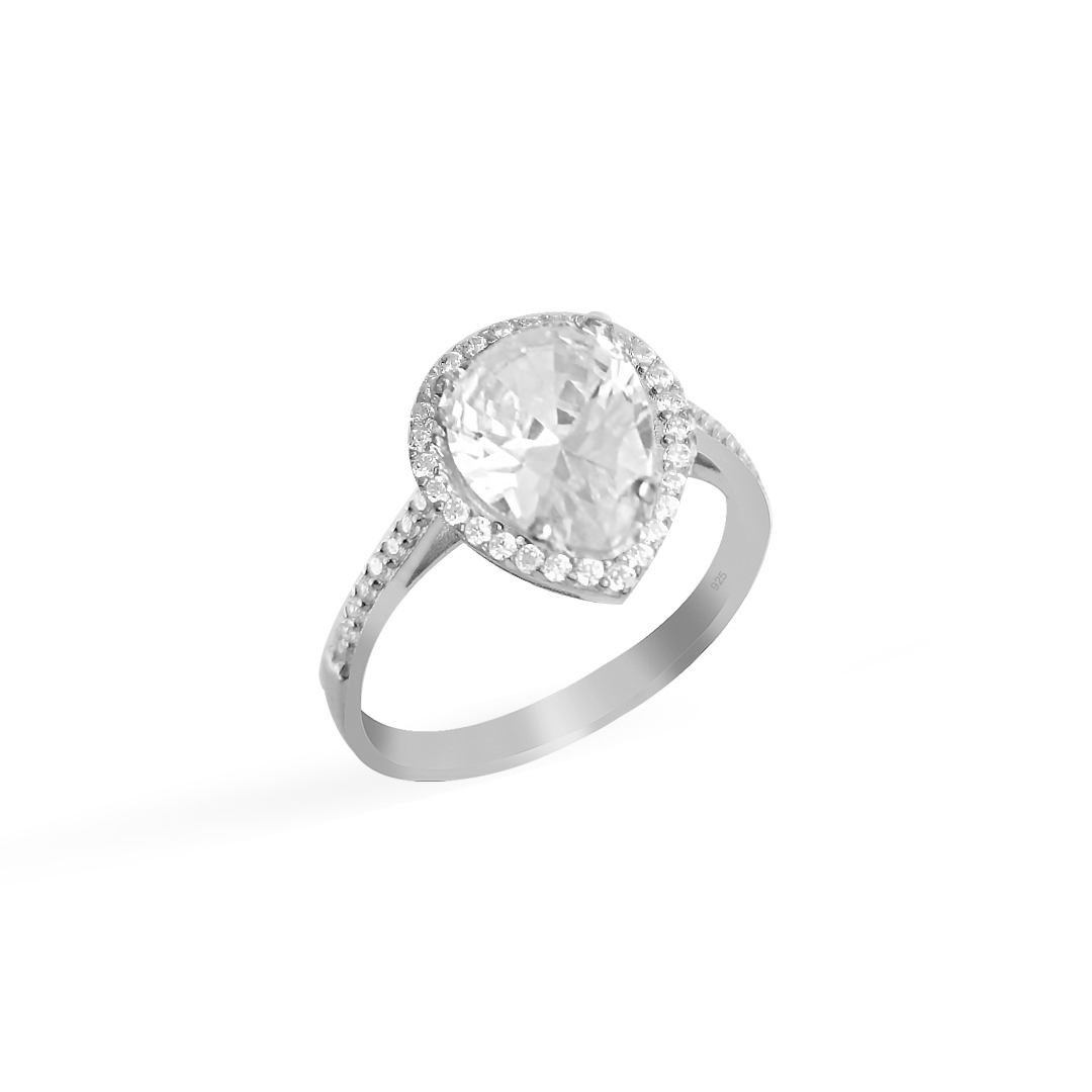 925 Ayar Gümüş Kristal Elegance Davet Takı Seti