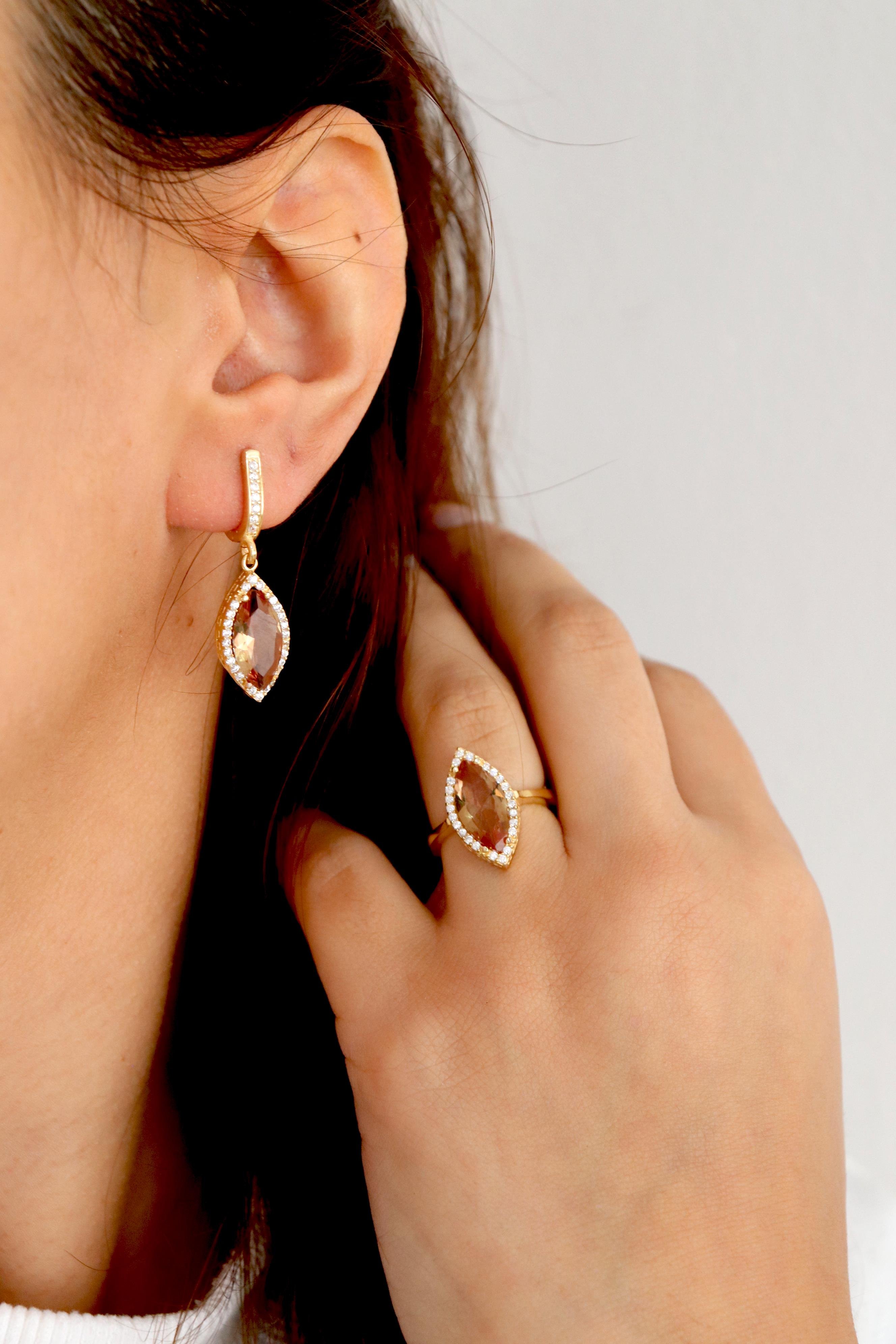 925 Ayar Gümüş Markiz Zultanit Taşlı Yüzük