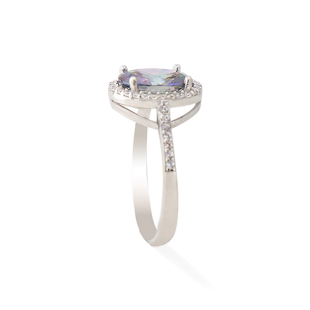 925 Ayar Gümüş Mistik Topaz Takı Seti