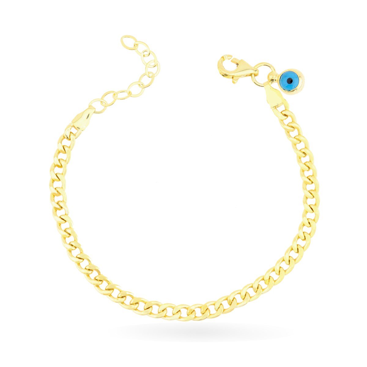 925 Ayar Gümüş Nazar Detaylı Gurmet Bileklik