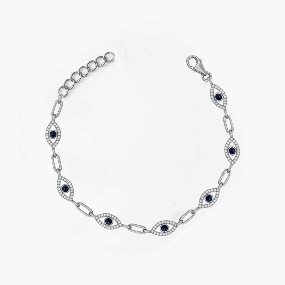 925 Ayar Gümüş Nazar Göz Detaylı